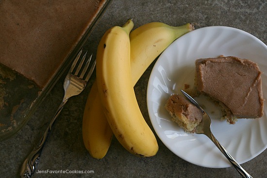 roasted-banana-cake Roasted Banana Cake with Cinnamon Brown Butter Frosting