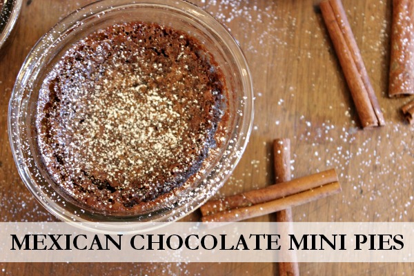 Delicious chocolate pies with a little twist of chili powder and cinnamon!