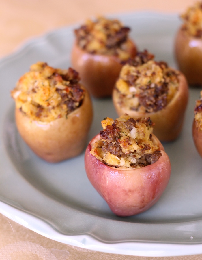 Maple Stuffing in Apples