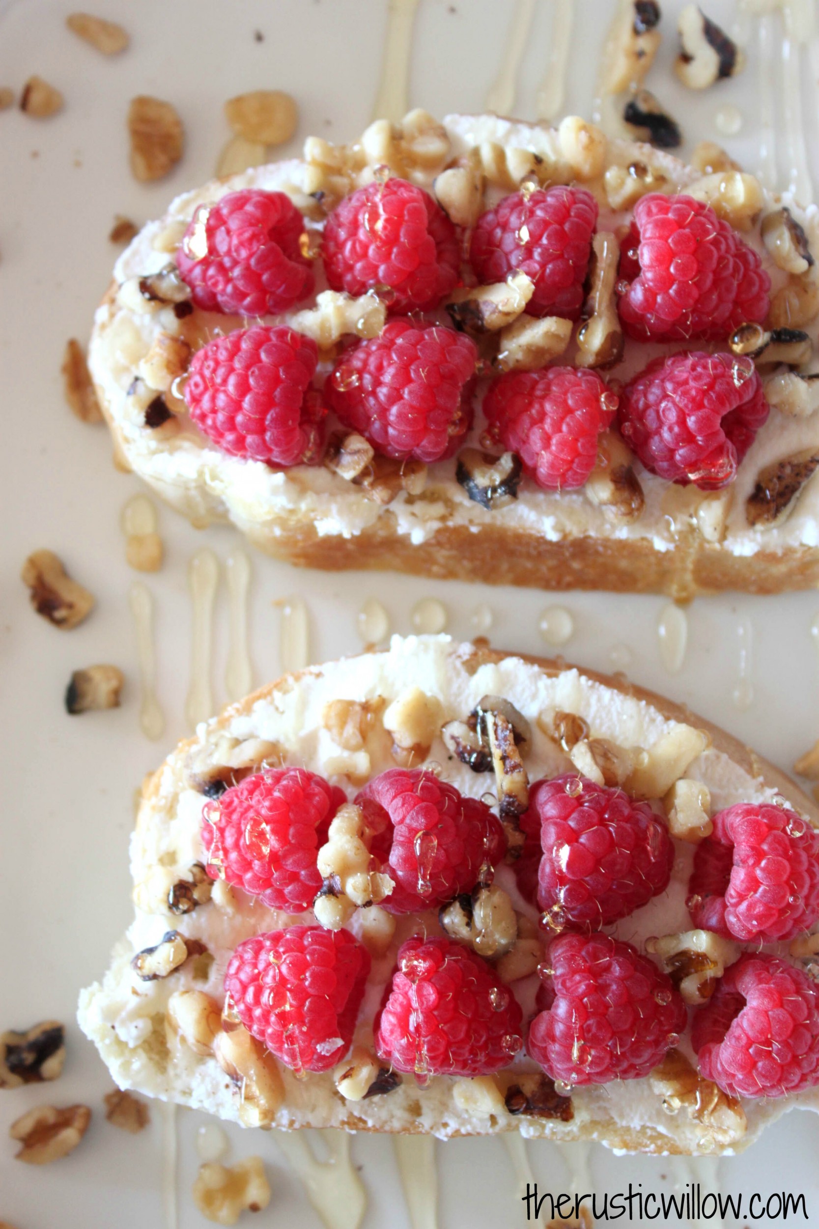 raspberry crostini 