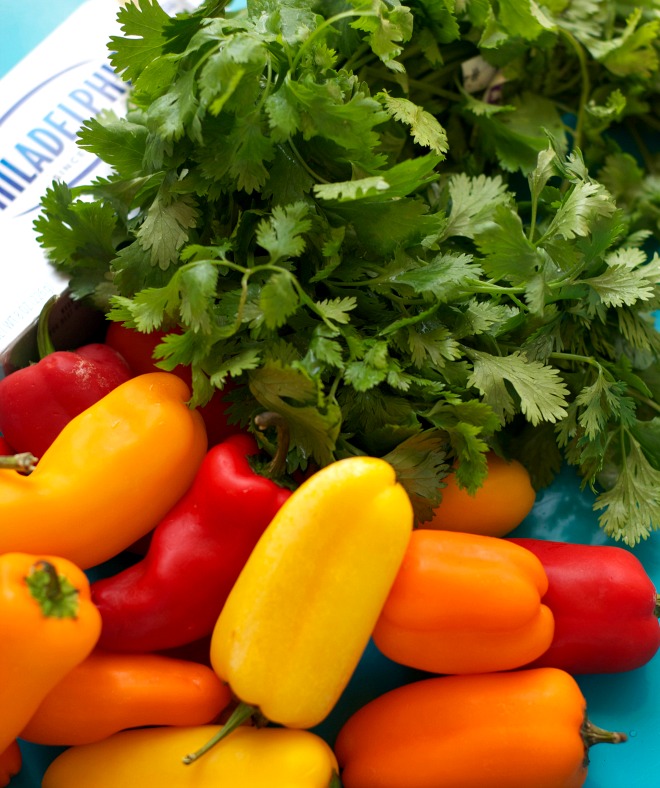 Ingredients - Stuffed & Grilled Mini Bell Peppers