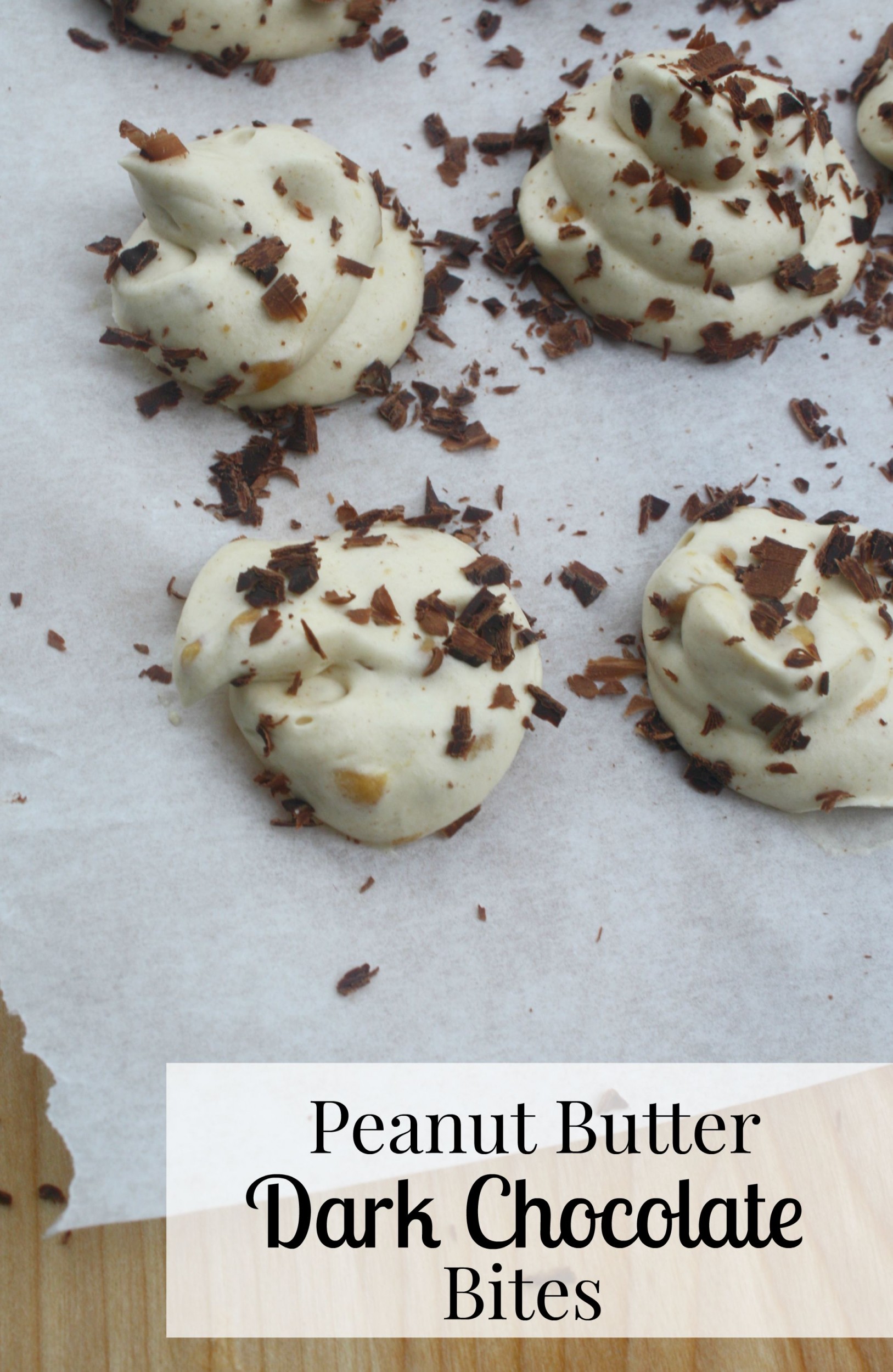 Peanut Butter Dark Chocolate Bites