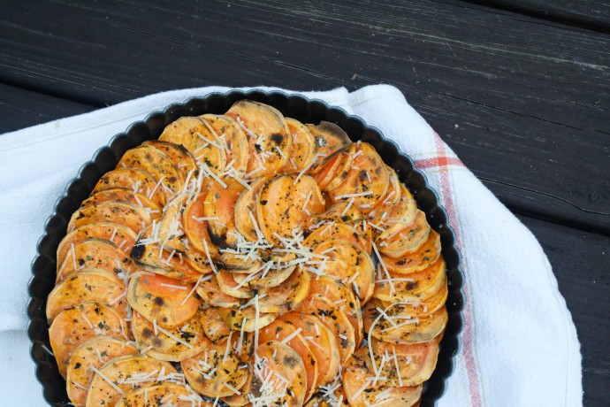 This healthy side dish couldn't be easier! Sweet Potato Bake goes with just about any meal.