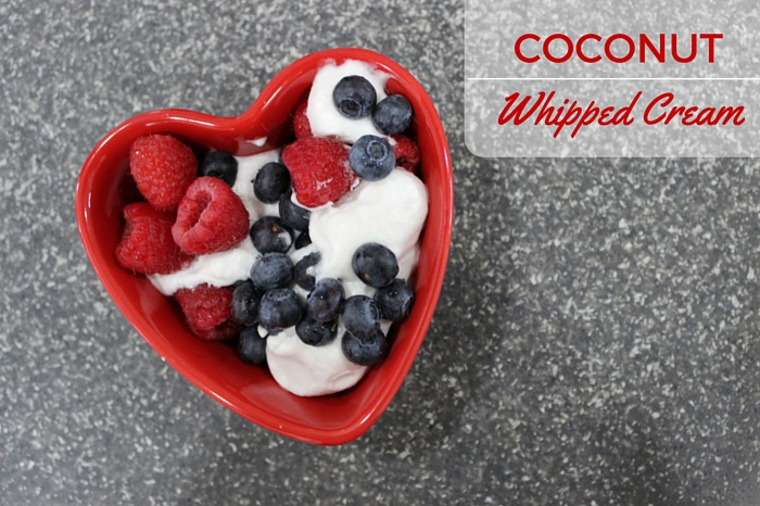 Dairy-free Coconut Whipped Cream Recipe