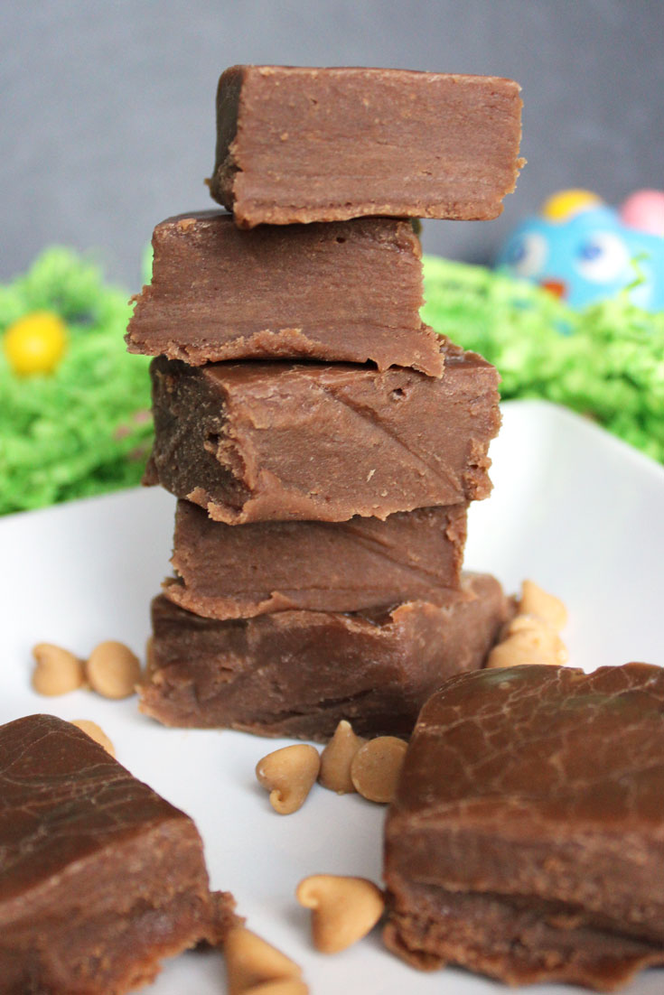 4 Ingredient Nutella Fudge #dessert #glutenfree