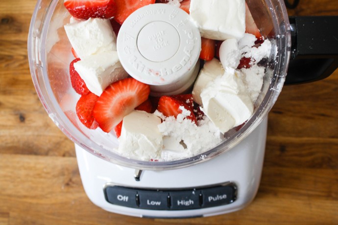 This pretty Strawberry Cream Cheese Poke Cake is a simple Spring dessert. Perfect for Easter or just because!