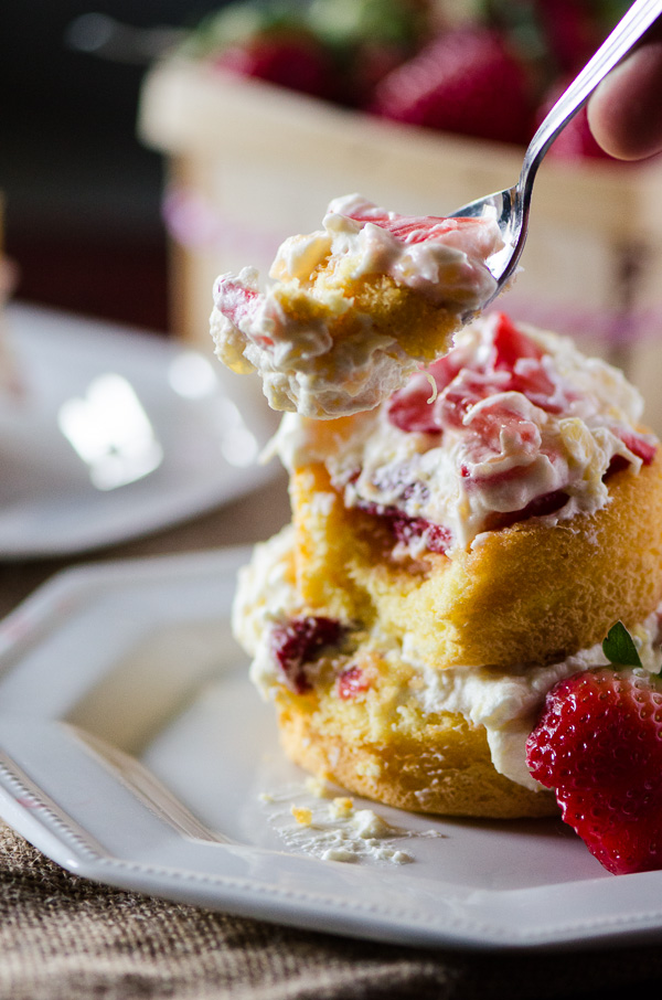 Tropical Bliss Strawberry Shortcake | A tropical twist on a classic shortcake! Get the recipe on MyCookingSpot.com!